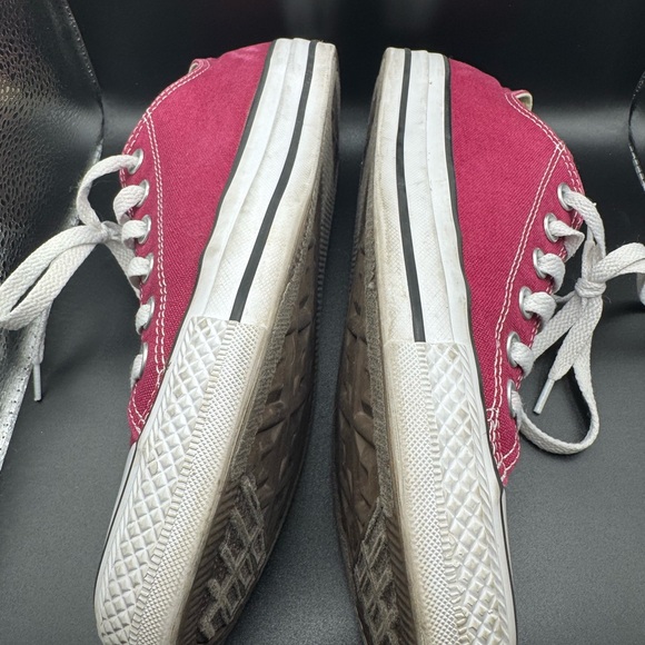 Converse All Star Low Top Sneakers – Burgundy Canvas – Women’s - Picture 3 of 7